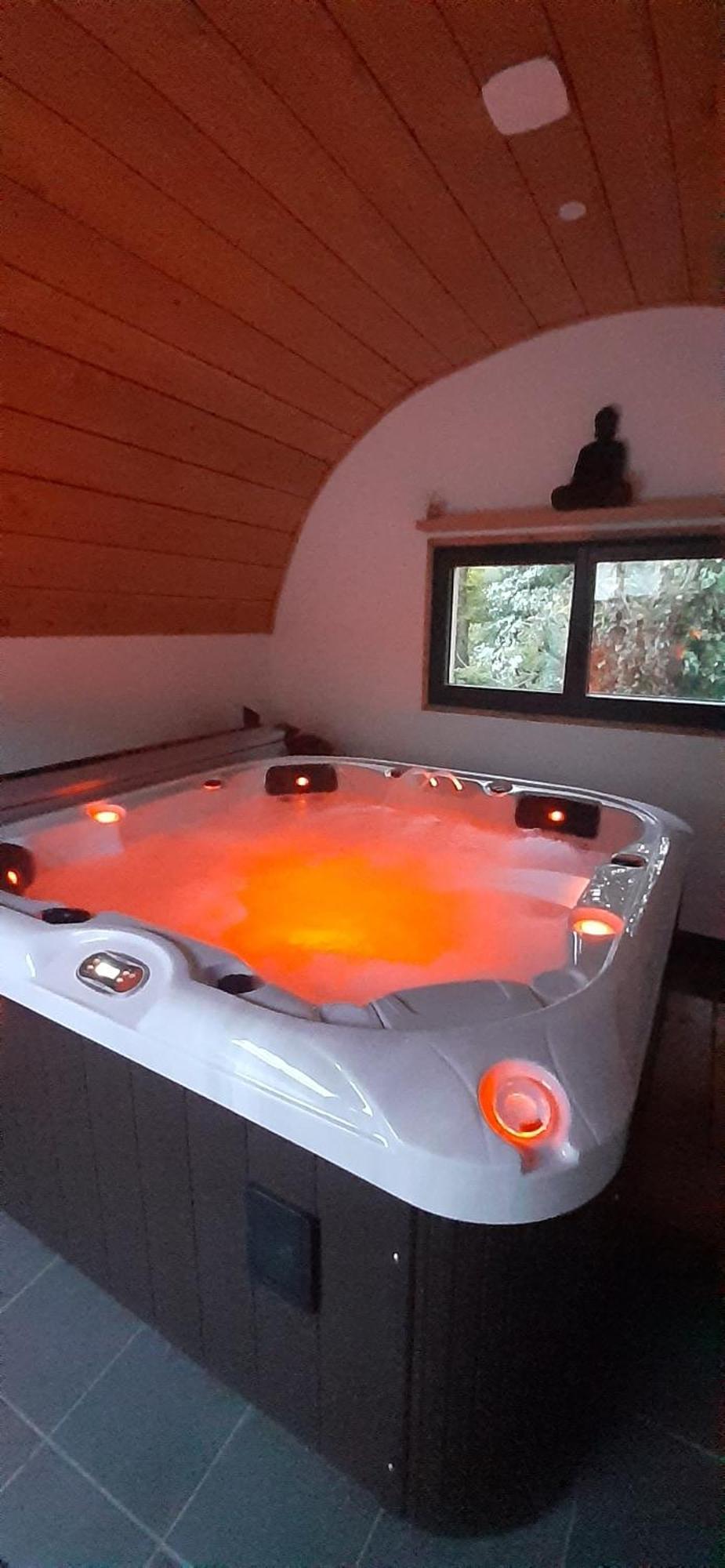 Chalets De Pont Cob Avec Spa Gouézec Dış mekan fotoğraf